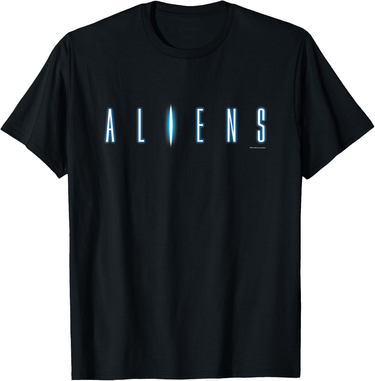 Alien 45th Anniversary Aliens 1986 Movie Sequel Title Logo T-Shirt