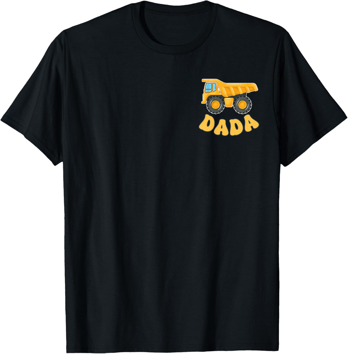 Funny Dada Construction Excavator Kids Matching Family Party T-Shirt
