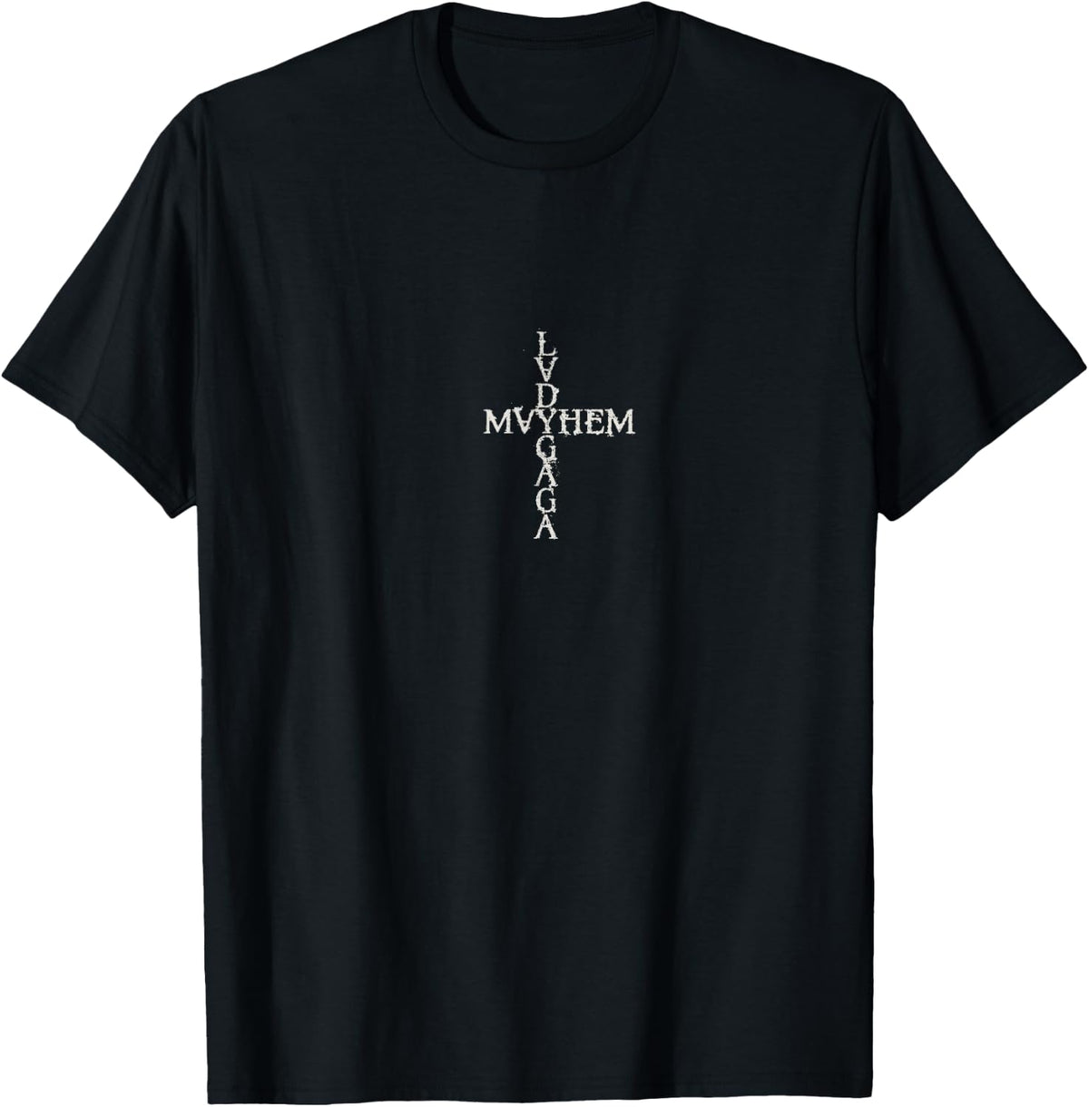 Official Lady Gaga Mayhem Cross T-Shirt Tee for Men Women and Kids