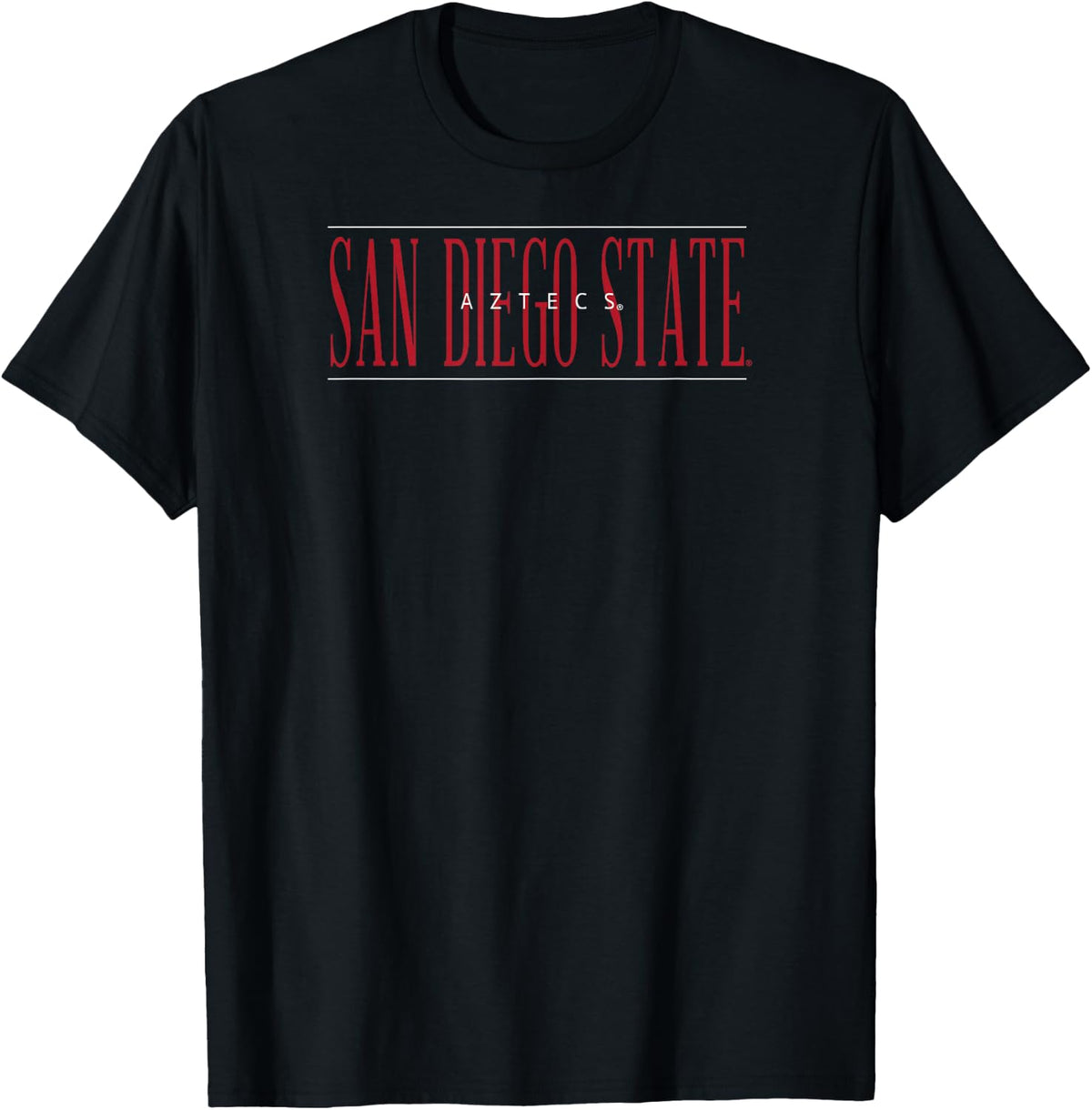 San Diego State Aztecs Psychic Black Officially Licensed T-Shirt