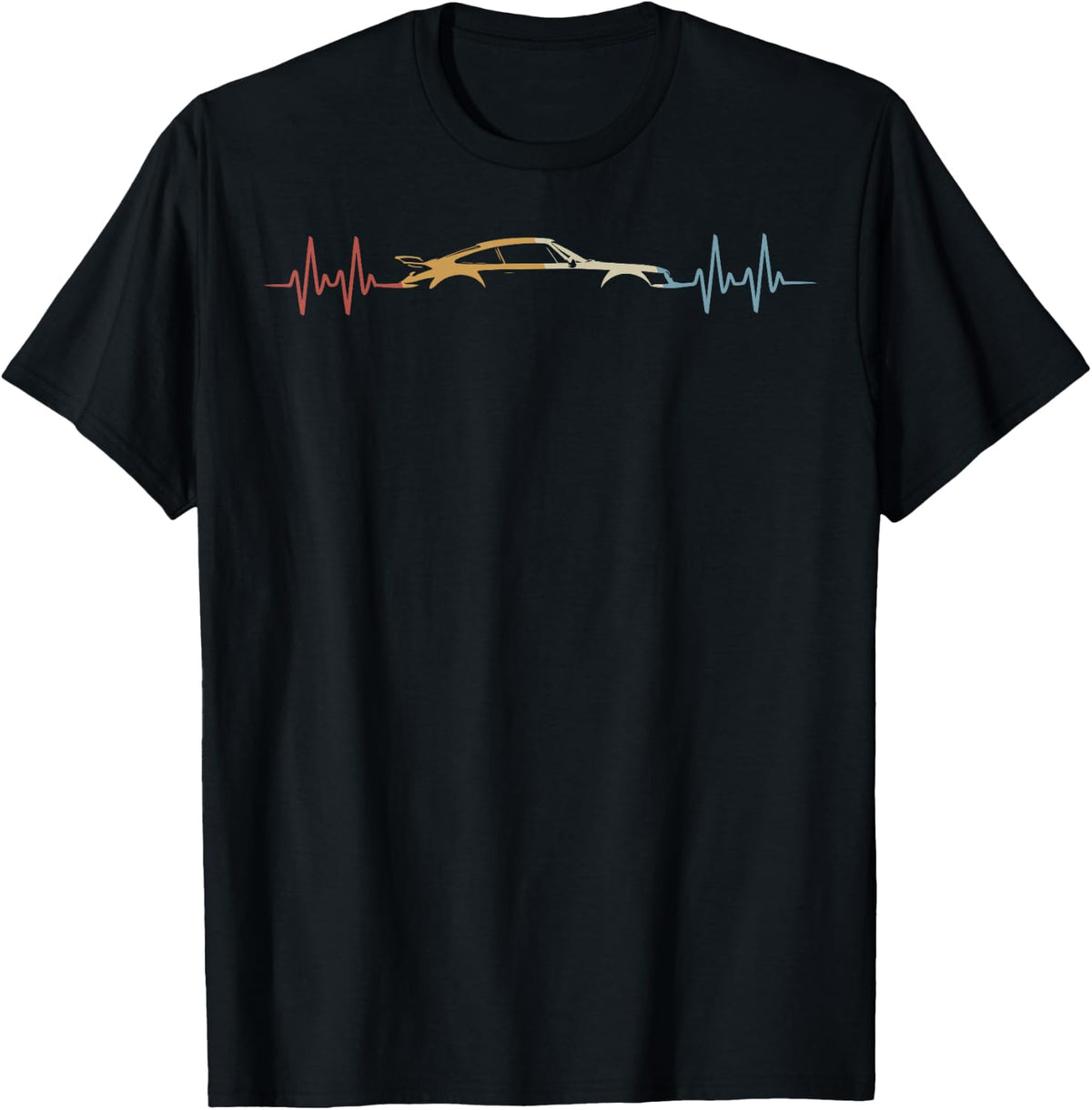 Legendary Racing Sports Car Heartbeat Gift for Men Women Kid T-Shirt