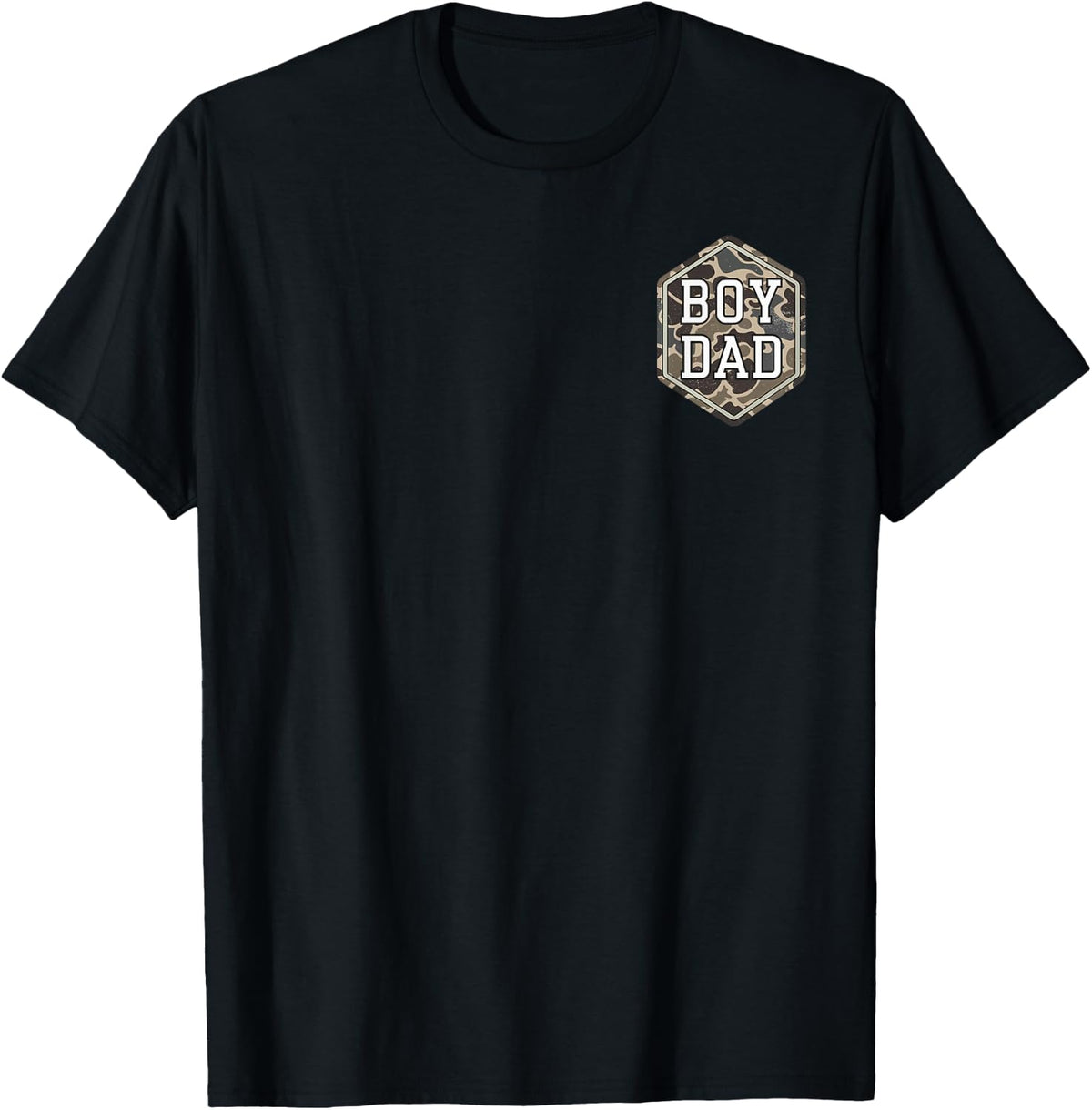 Camo Boy Dad Camo Dad Life Father's Day 2 Side T-Shirt