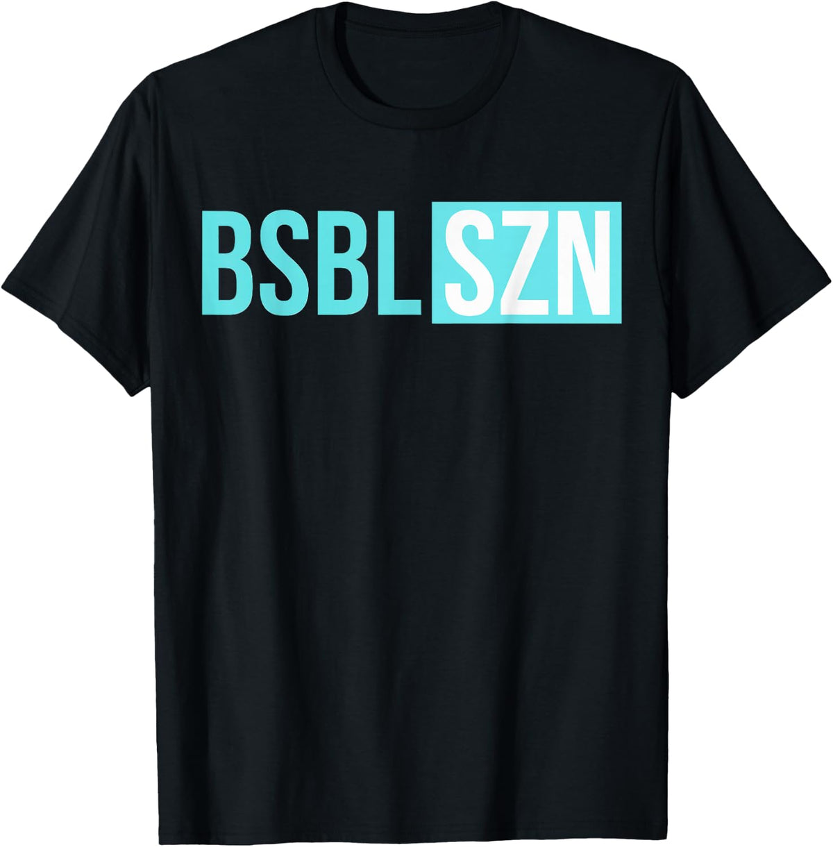 BSBL SZN Baseball Season Game Day Boys Girls Youth T-Shirt