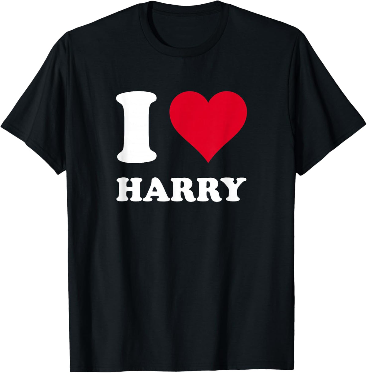 Red Heart I Love Harry T-Shirt