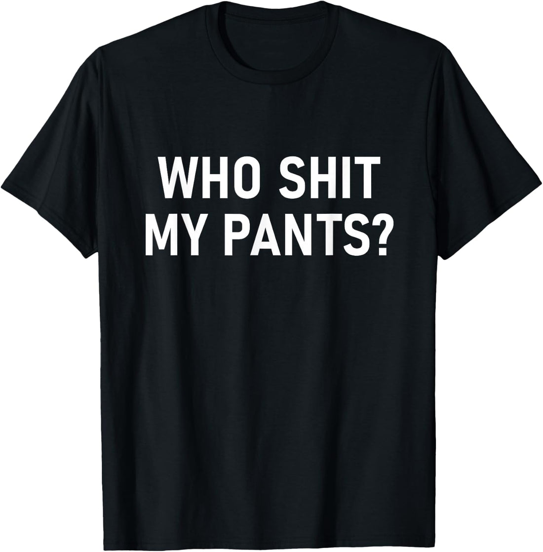 Who Shit My Pants, Funny, Jokes, Sarcastic T-Shirt