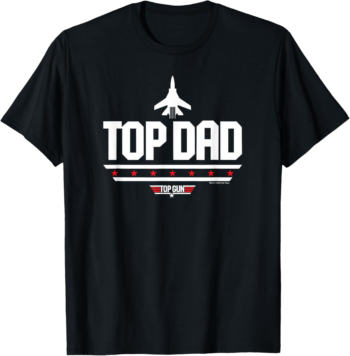 Top Gun Father's Day Top Dad T-Shirt