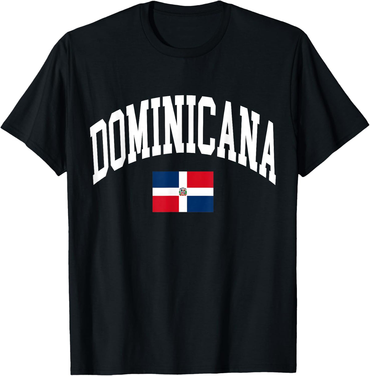 Dominican Republic Dominicana Flag Graphic T-Shirt