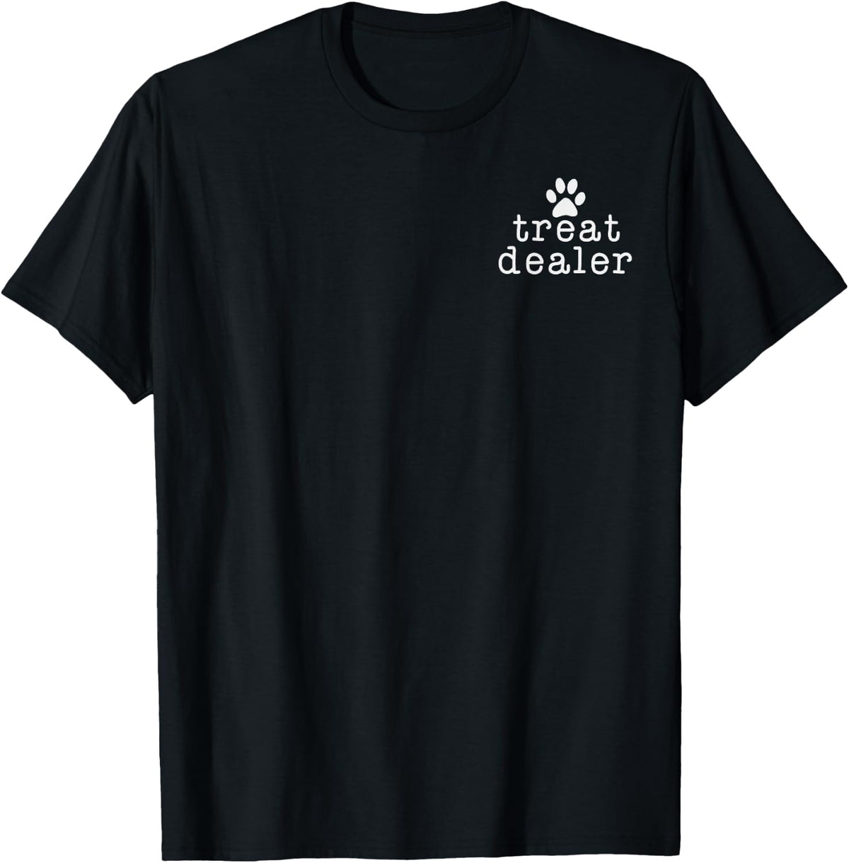 Dog Lover Treat Dealer Dog's Paw T-Shirt