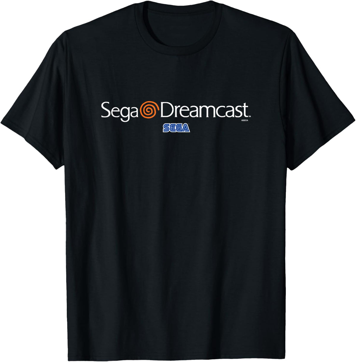 SEGA Dreamcast White Logo Video Game T-Shirt