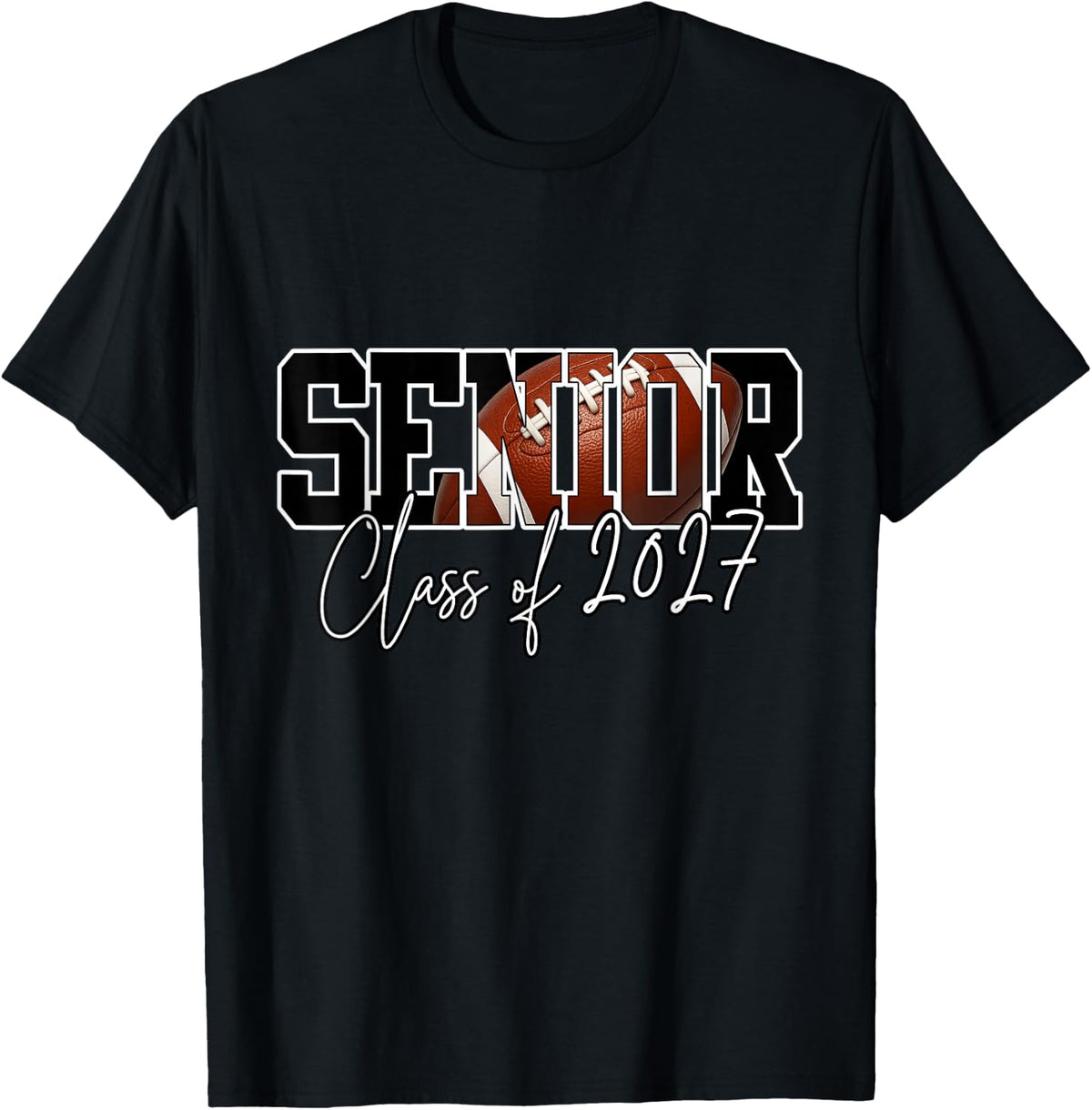 Football Senior Class of 2027 Graduation Seniors 27 Graduate T-Shirt