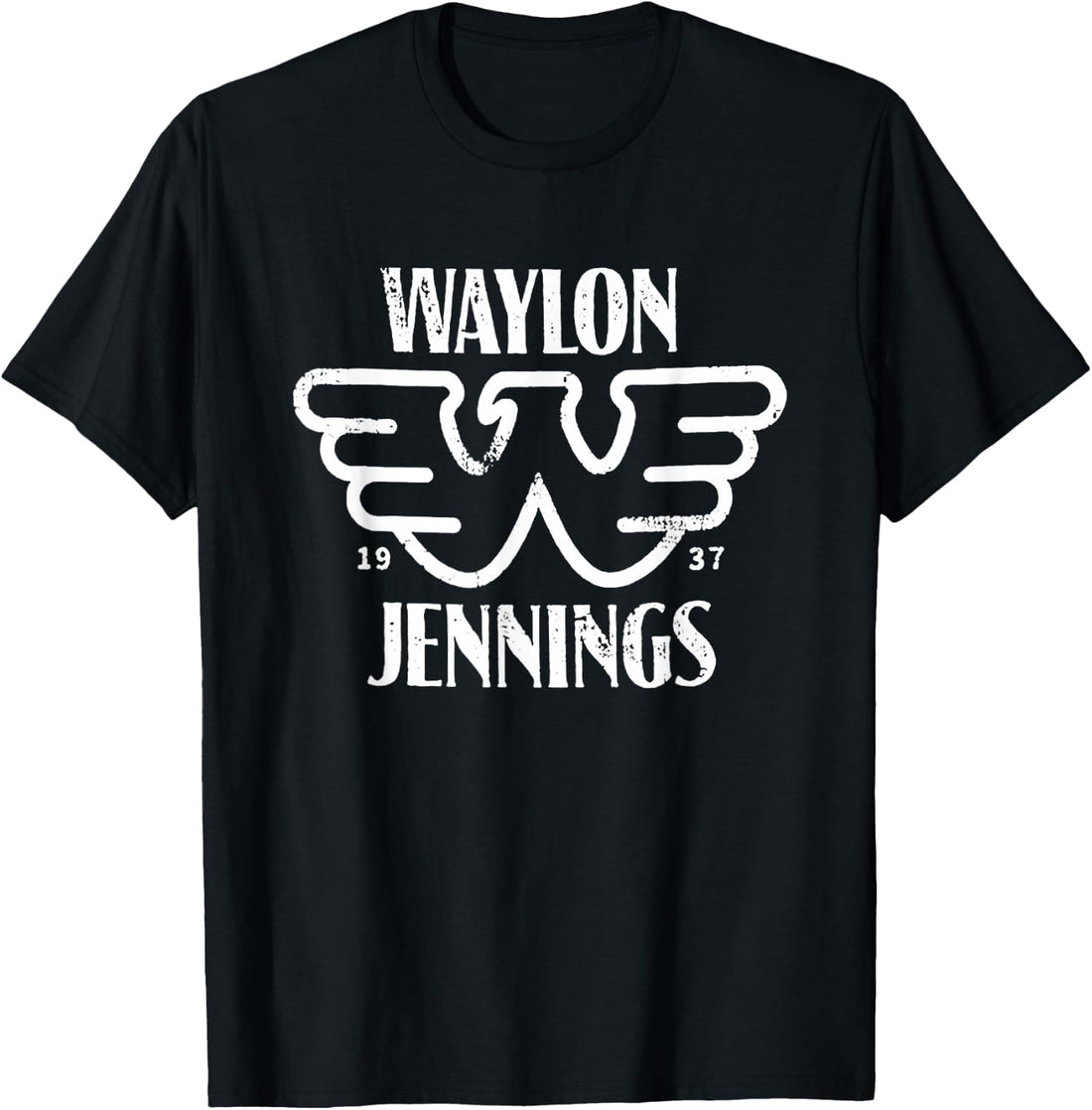 Waylon Jennings - Official Merchandise - Flying W Vintage T-Shirt