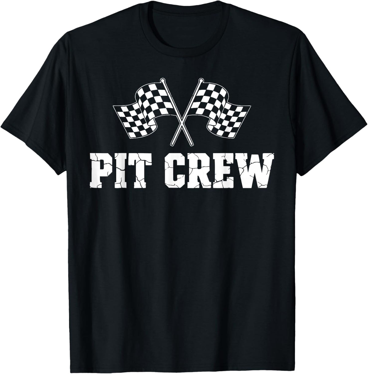 Pit Crew Race Car Birthday Party Family Matching Car Racing T-Shirt
