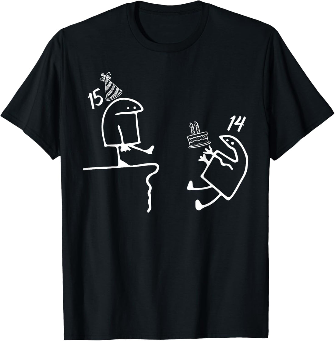 15th Birthday Party Funny Tees 15 Years Old Birthday Teens T-Shirt