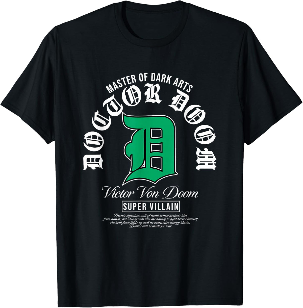 Marvel Comics Dr. Doom Master Dark Arts Super Villain T-Shirt