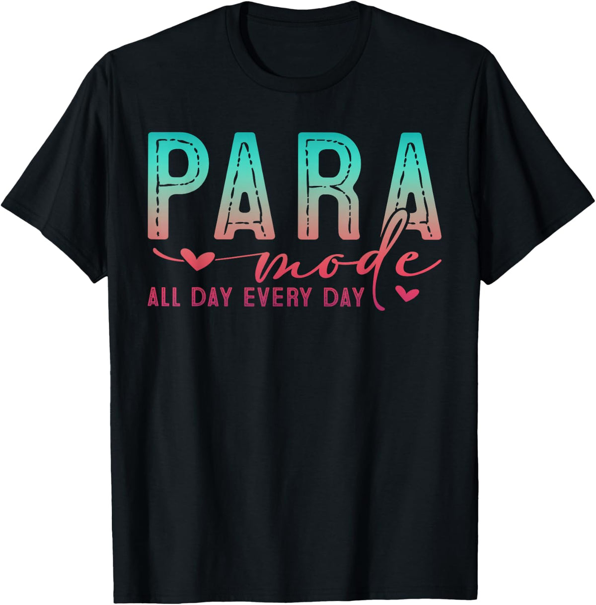 para Teacher Paraprofessional para Squad Paraeducator Women T-Shirt