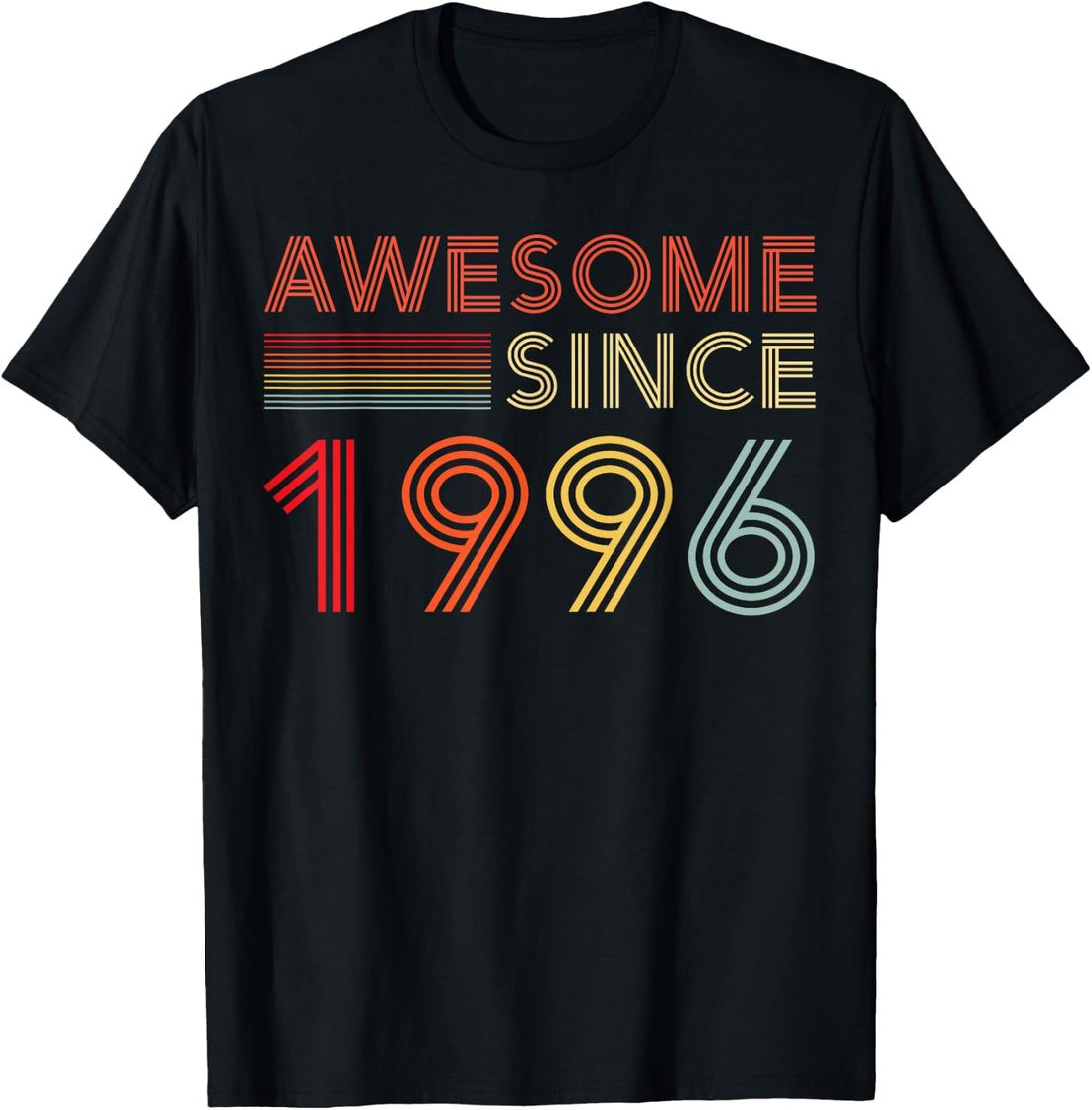 30 Birthday Decorations Men 30yr Awesome 1996 30th Birthday T-Shirt