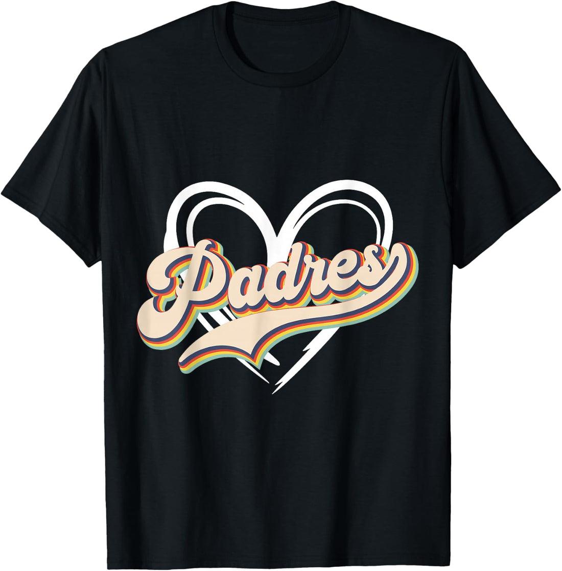 Vintage Padres First Name Padres Personalized Name Groovy T-Shirt