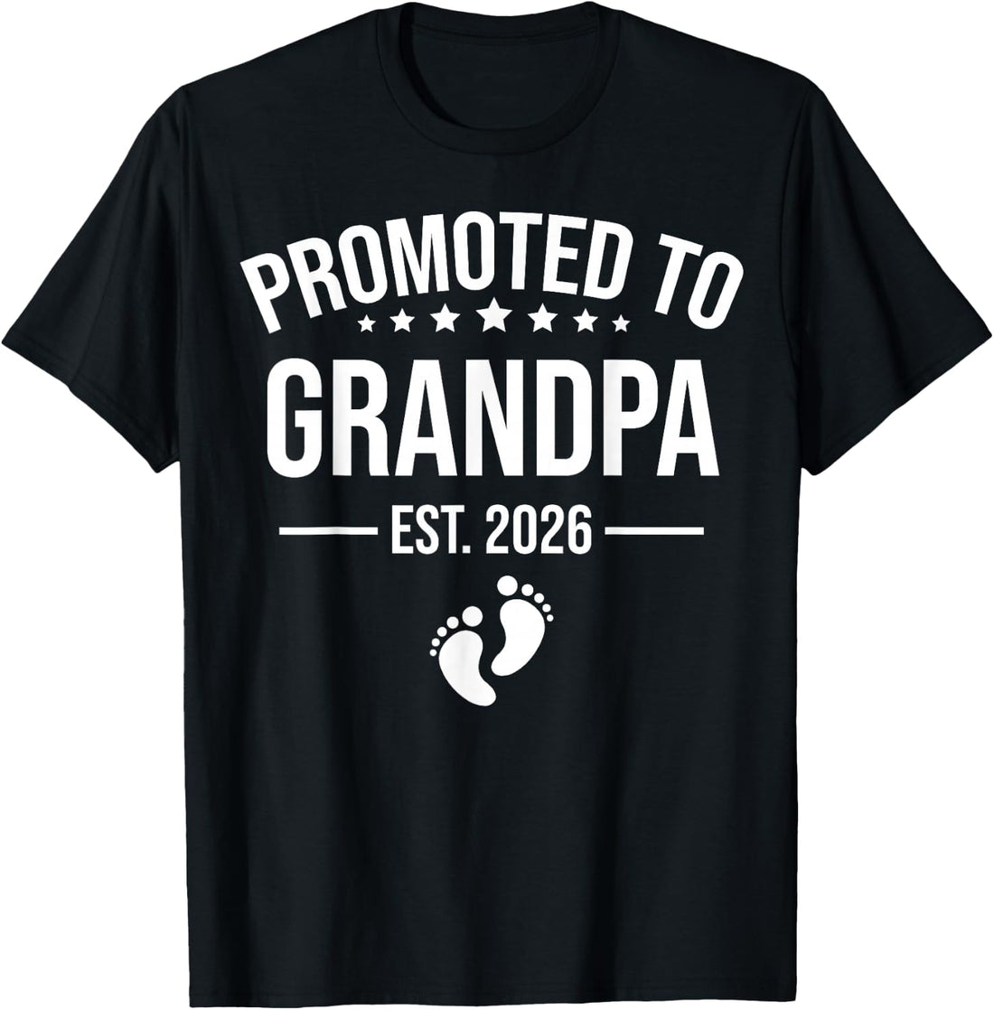 1st Time Grandpa EST 2026 New First Grandpa 2026 T-Shirt