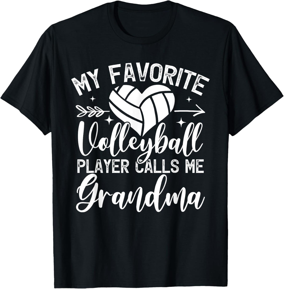My Favorite Volleyball Player Calls Me Grandma Volleyball T-Shirt