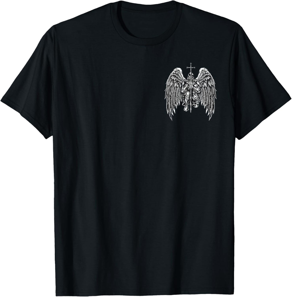 Saint Michael Defend Us in Battle (2 Sides) T-Shirt