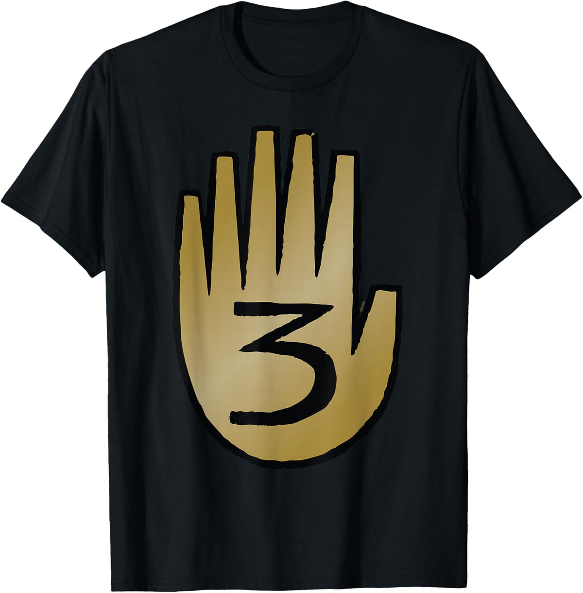 Disney Gravity Falls Journal #3 Hand Official Disney Channel T-Shirt