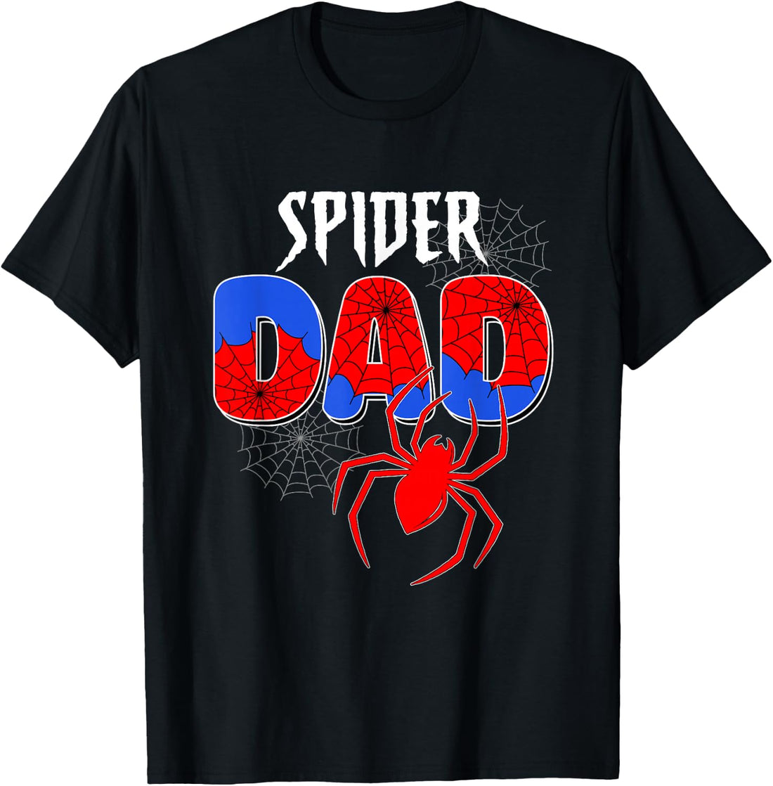 Funny Spiders Dad Matching Family Birthday Father's Day T-Shirt