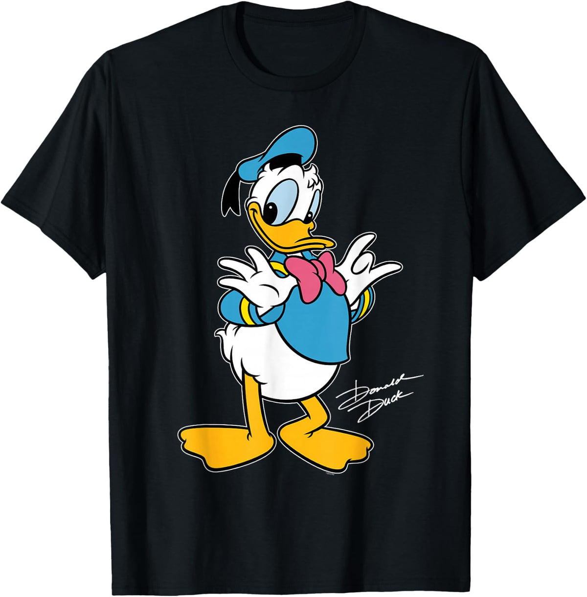 Disney Donald Duck Retro Character Proud Pose Trip Matching T-Shirt