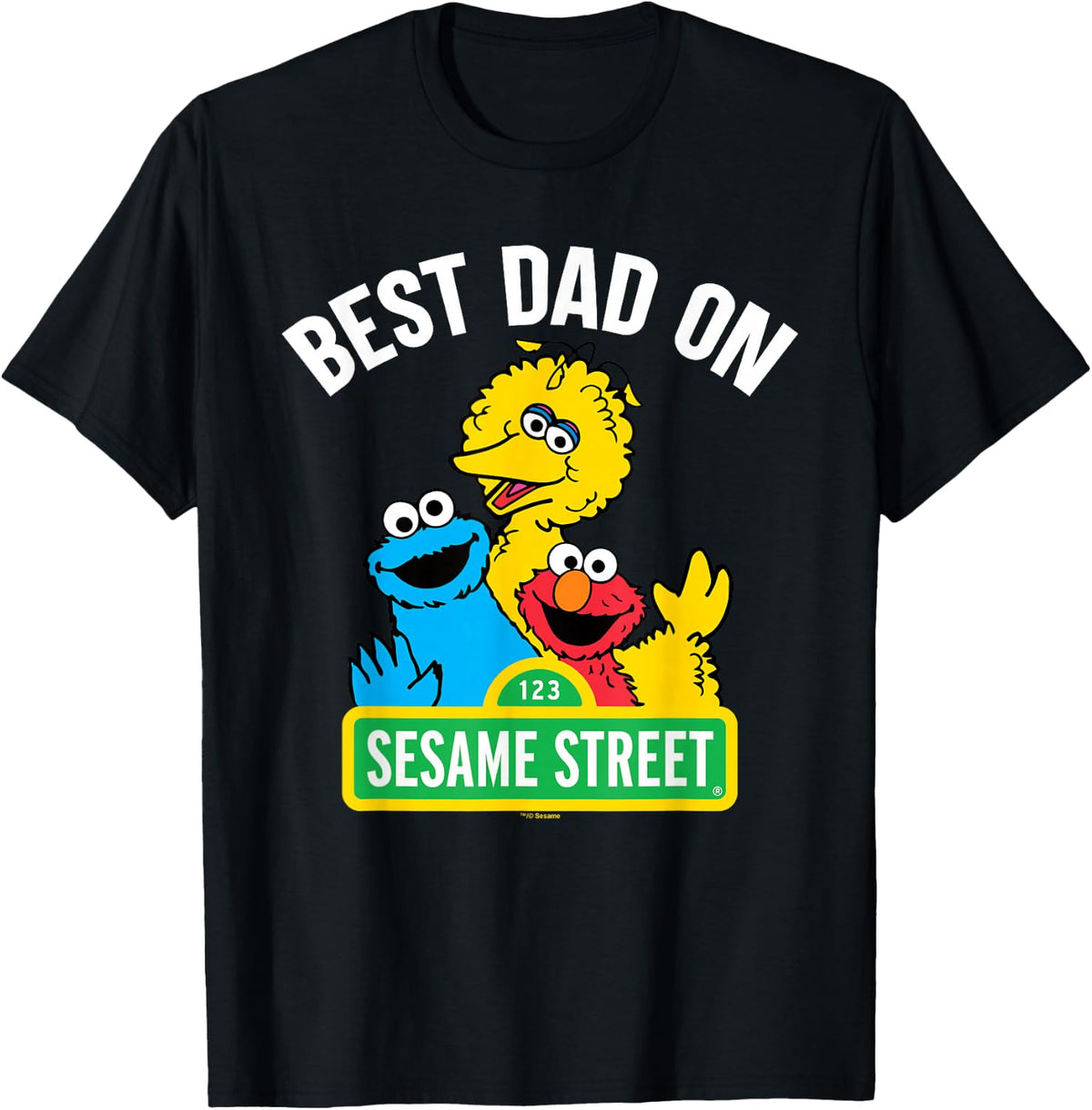 Sesame Street Father's Day Best Dad On Sesame Street T-Shirt