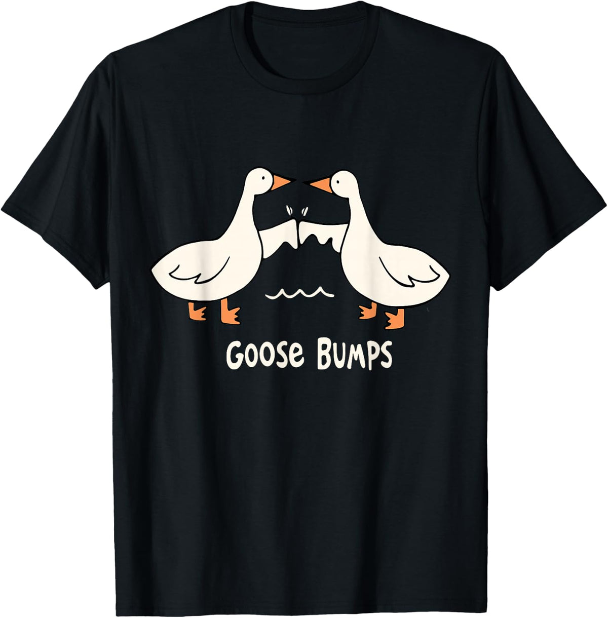Cute Goose Bumps Funny Animal Pun Lover Women & Men Graphic T-Shirt