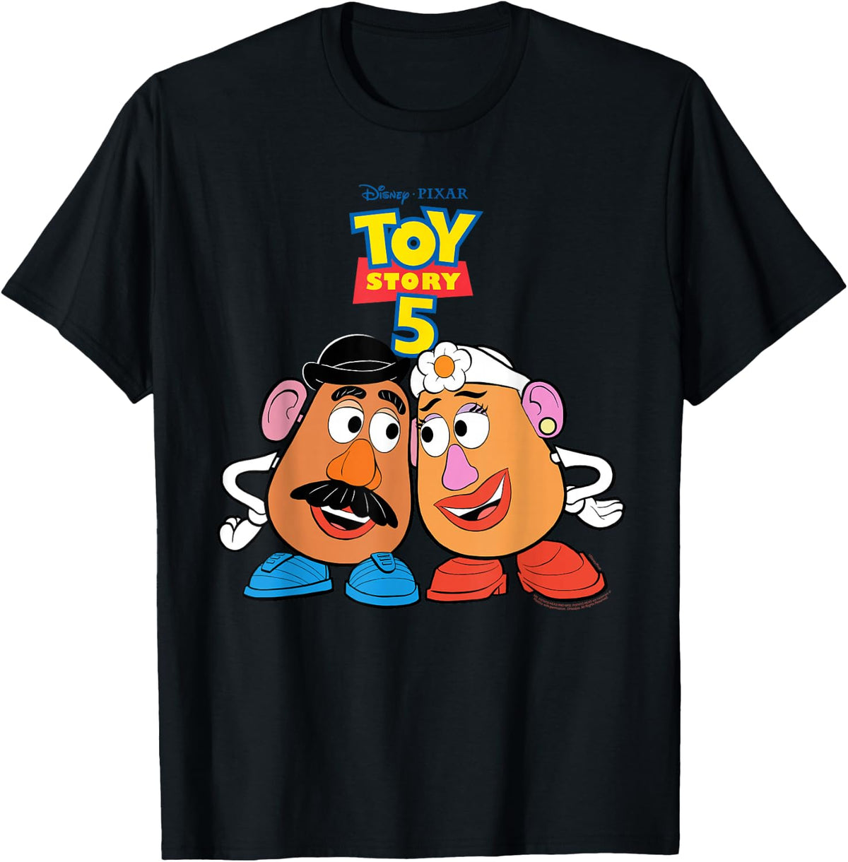 Disney and Pixar's Toy Story 5 Mr & Mrs Potato Head Big Pose T-Shirt