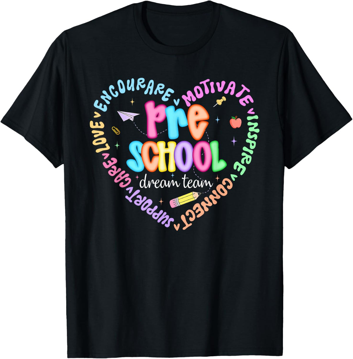 Preschool PreK Dream Team Back to School Teachers Kids T-Shirt