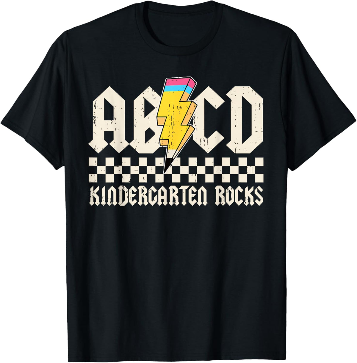Ready to Rock Kindergarten Back to School Kinder Kids Tshirt T-Shirt