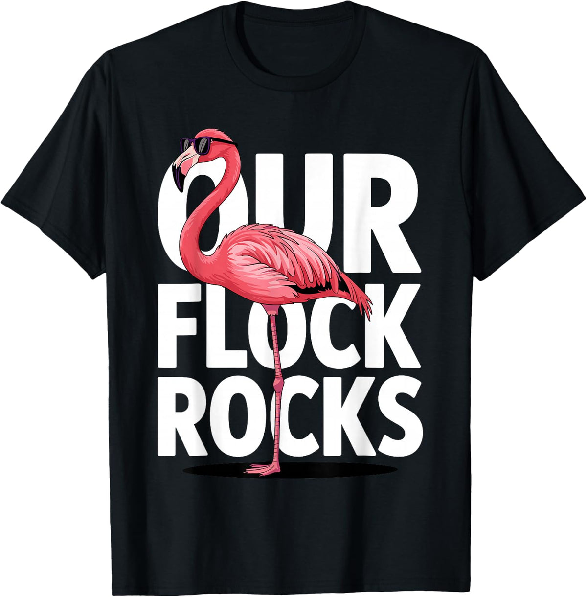 Cool Flamingo Novelty for Men Women Pink Bird Flamingo Lover T-Shirt
