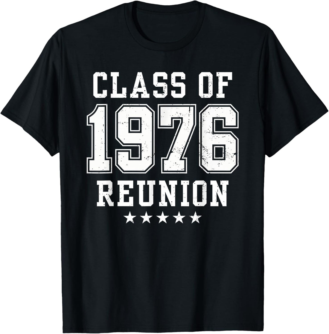 Vintage Varsity Class of 1976 50th Class Reunion High School T-Shirt