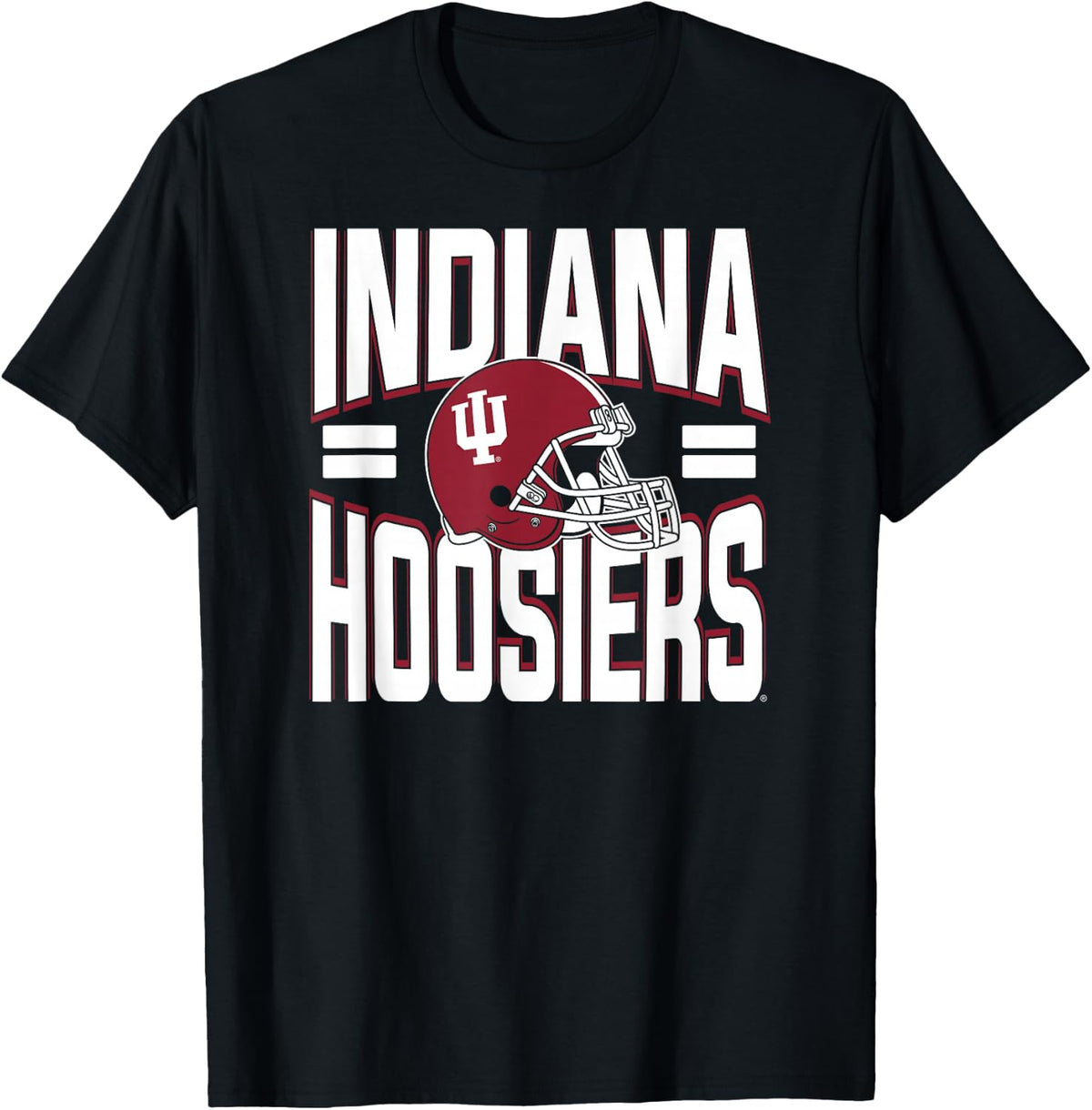 Indiana Hoosiers Football Vintage 90's Retro Black T-Shirt