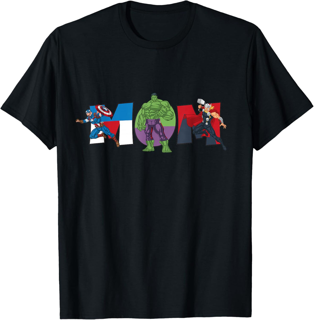 Marvel Avengers Team Mom Mother’s Day Family Trip Birthday T-Shirt
