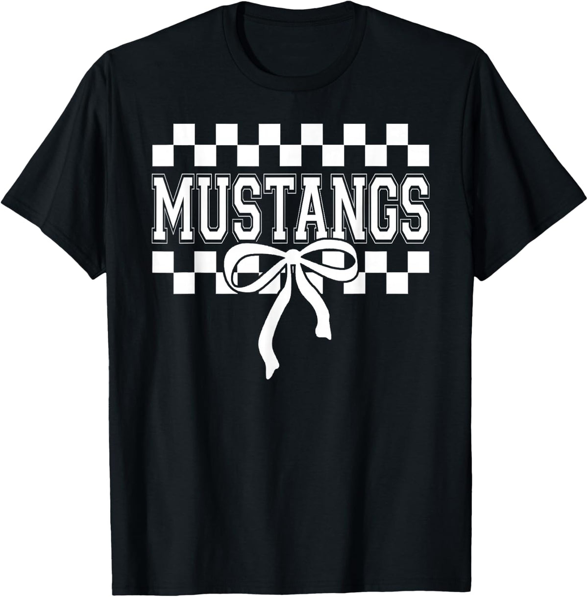 Mustangs High School Spirit Fan Team Mustang Back to School T-Shirt