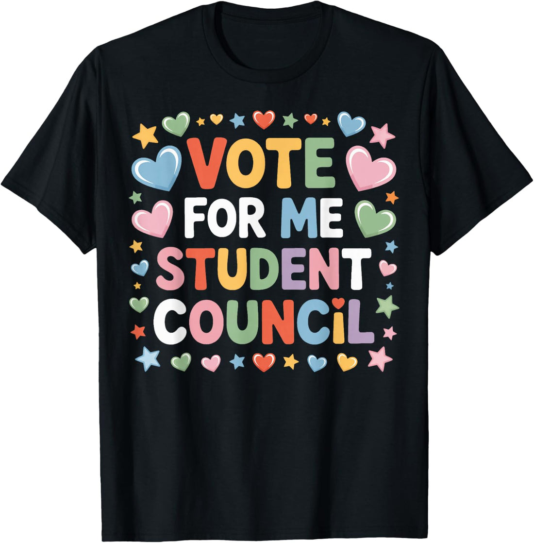 Vote for Me Student Council Middle School Campaign T-Shirt