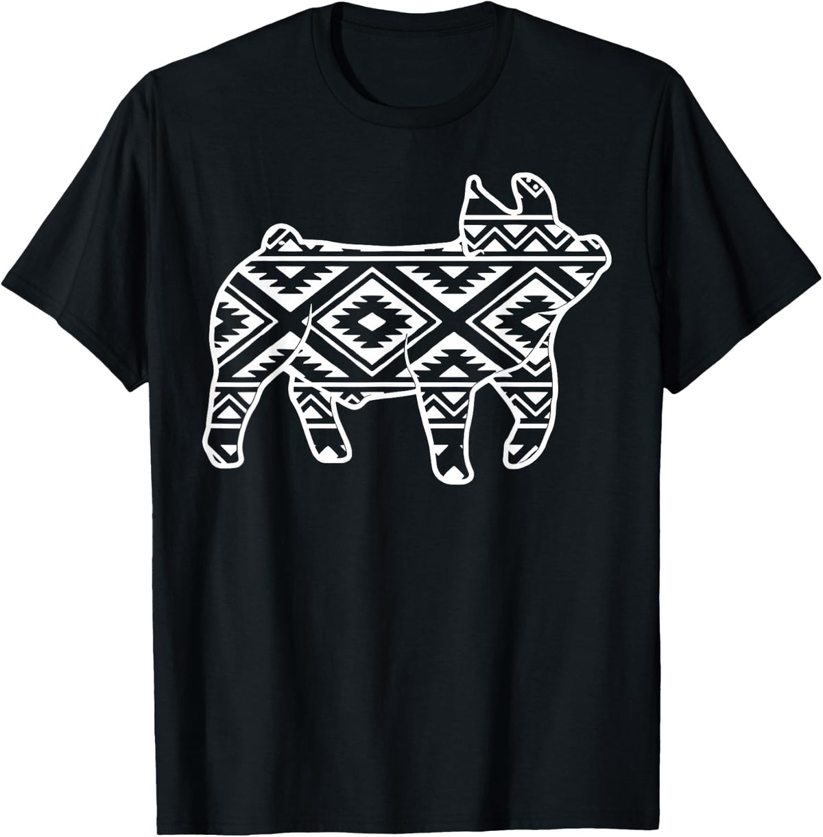 Aztec Show Pig Livestock Pig Breeder Stock Show Mom Pig T-Shirt