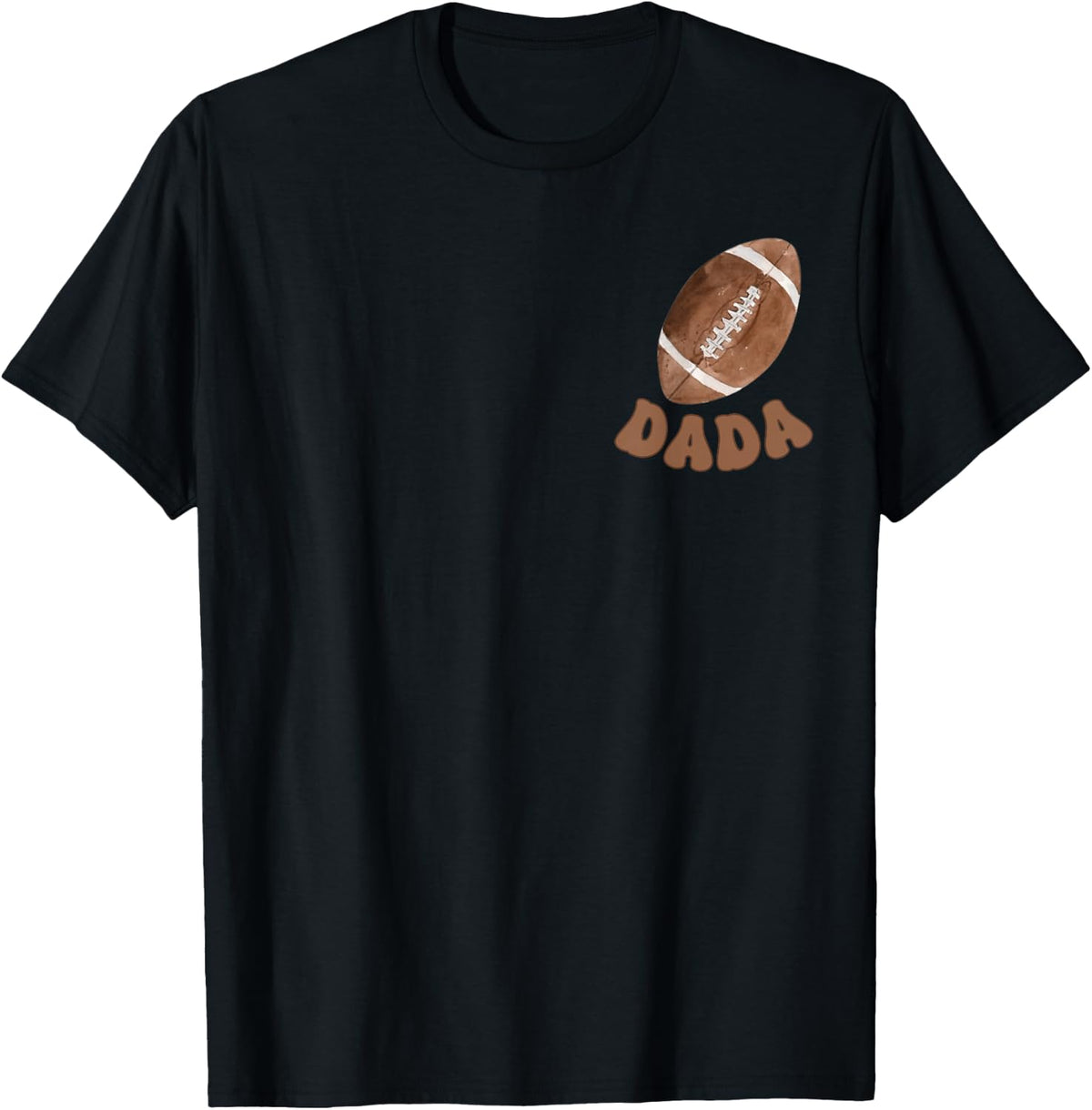 Dada of The 1 Year Old Football First Birthday Boy Family T-Shirt