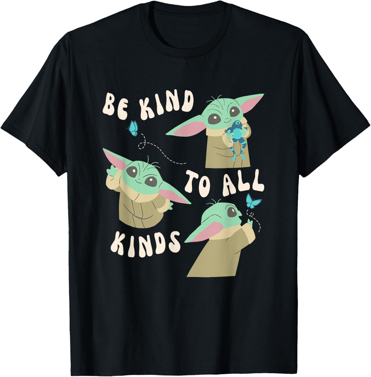 Star Wars The Mandalorian Grogu Be Kind To All Kinds T-Shirt