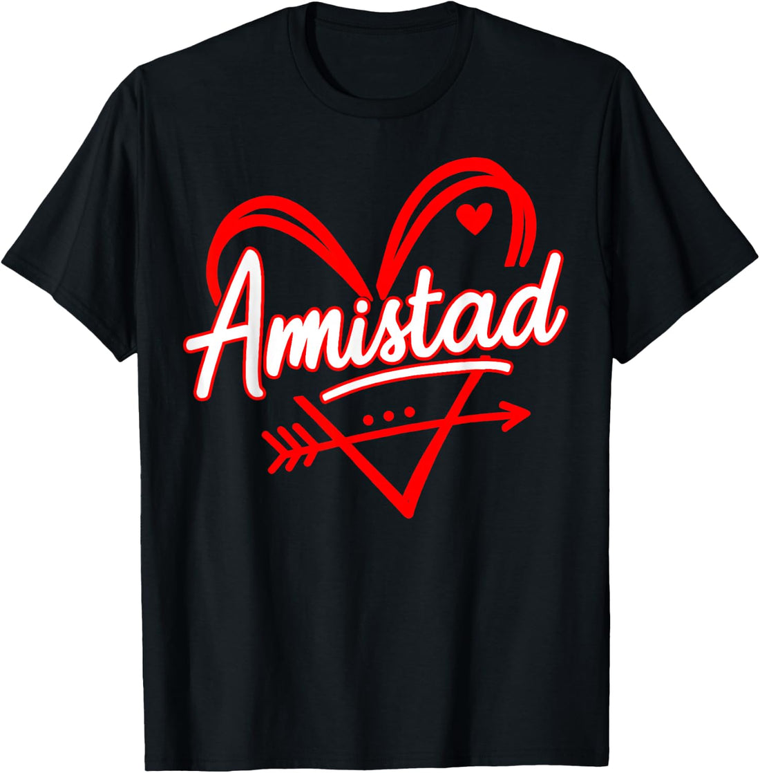 Amistad Heart House of Friendship School Spirit T-Shirt