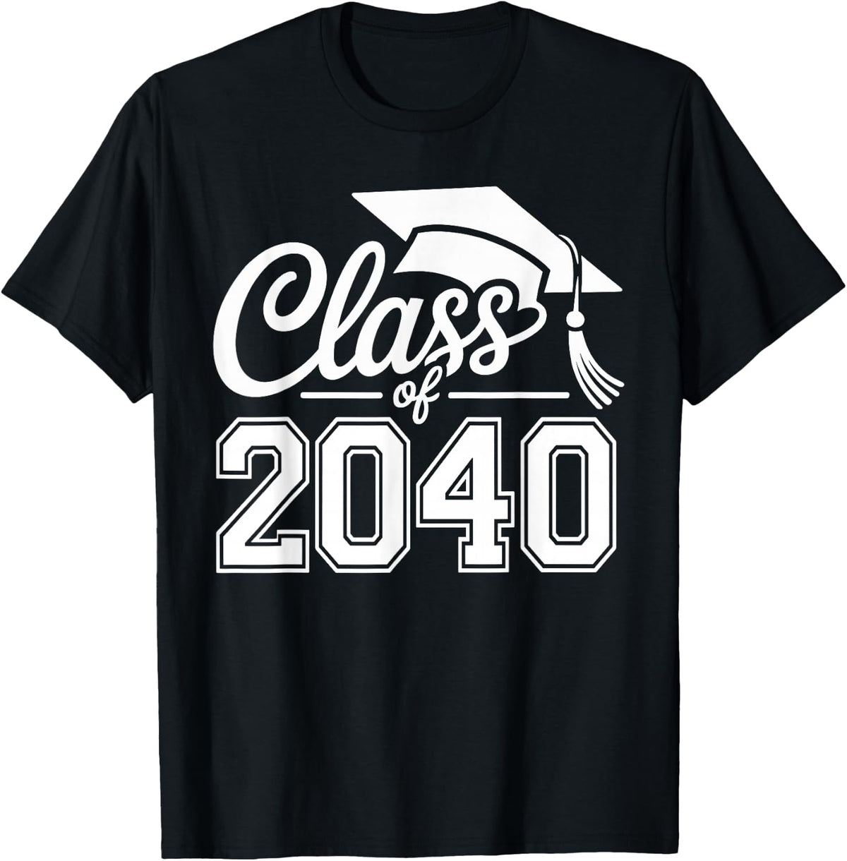 Class of 2040 Grow with Me Graduation First Day of School T-Shirt