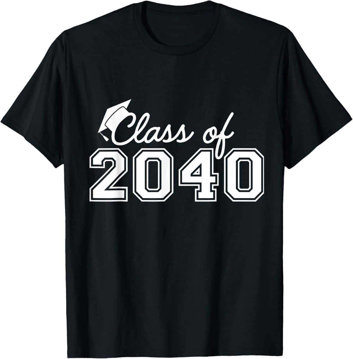 Class Of 2040 Grow With Me Graduation First Day of School T-Shirt