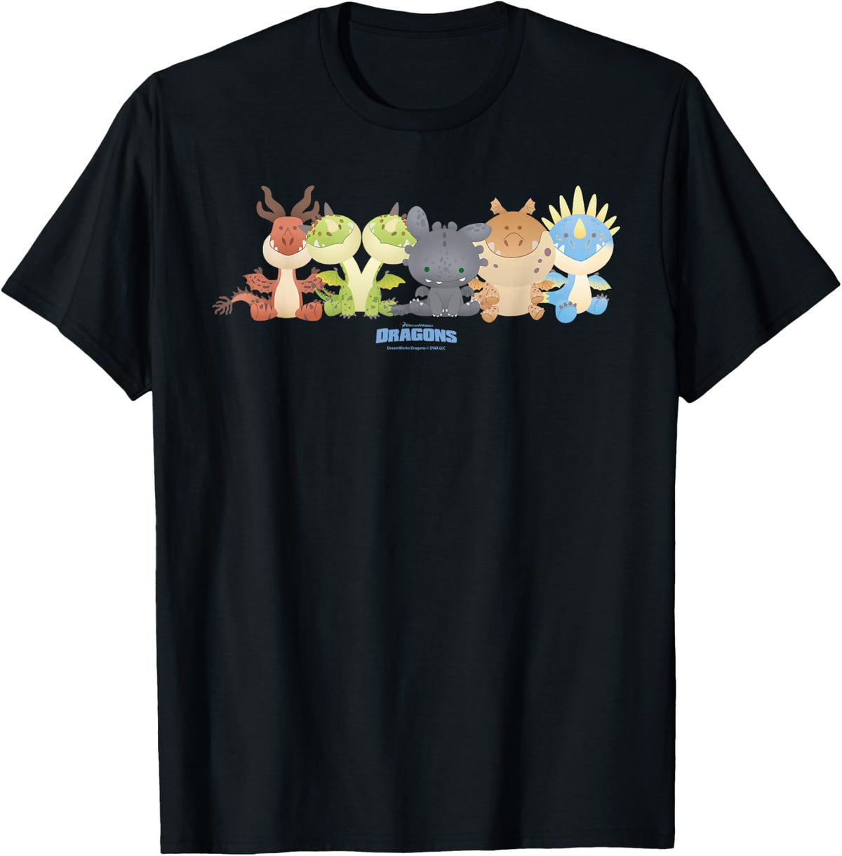 DreamWorks Dragons Tiny Adventures Dragons Lineup T-Shirt