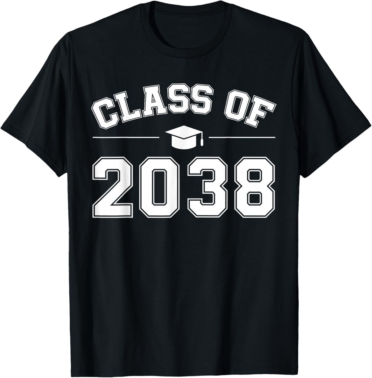 Class of 2038 Grow with Me First Day of School Graduation T-Shirt