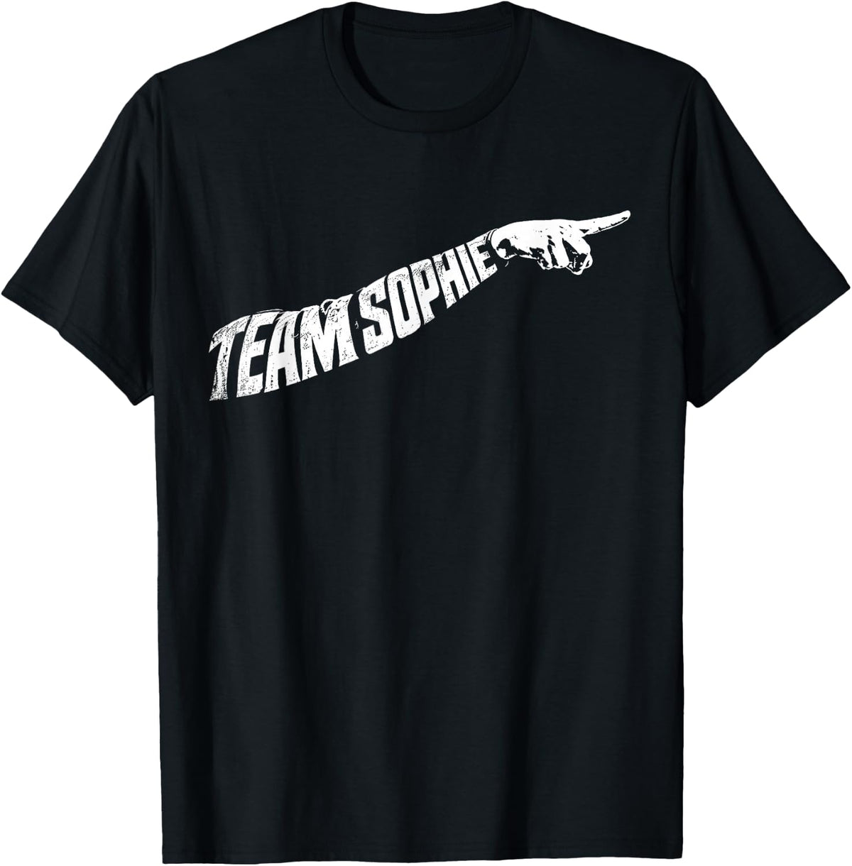 Team Sophie T-Shirt Hand Pointing Meme Funny Basketball T-Shirt