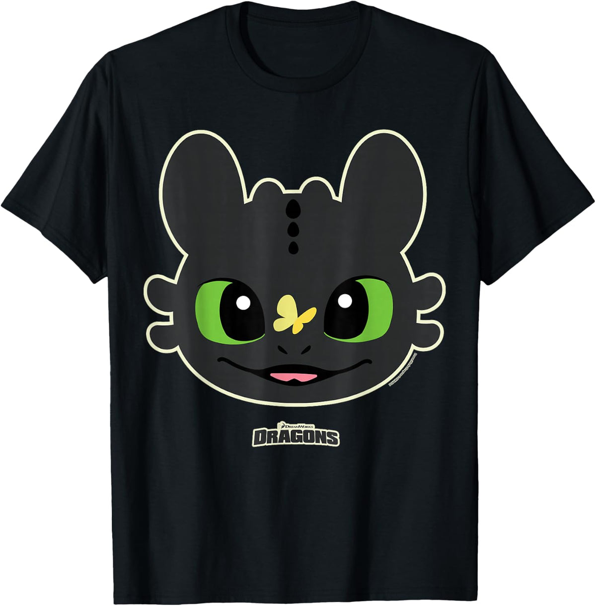 DreamWorks Dragons Toothless Butterfly Fun T-Shirt