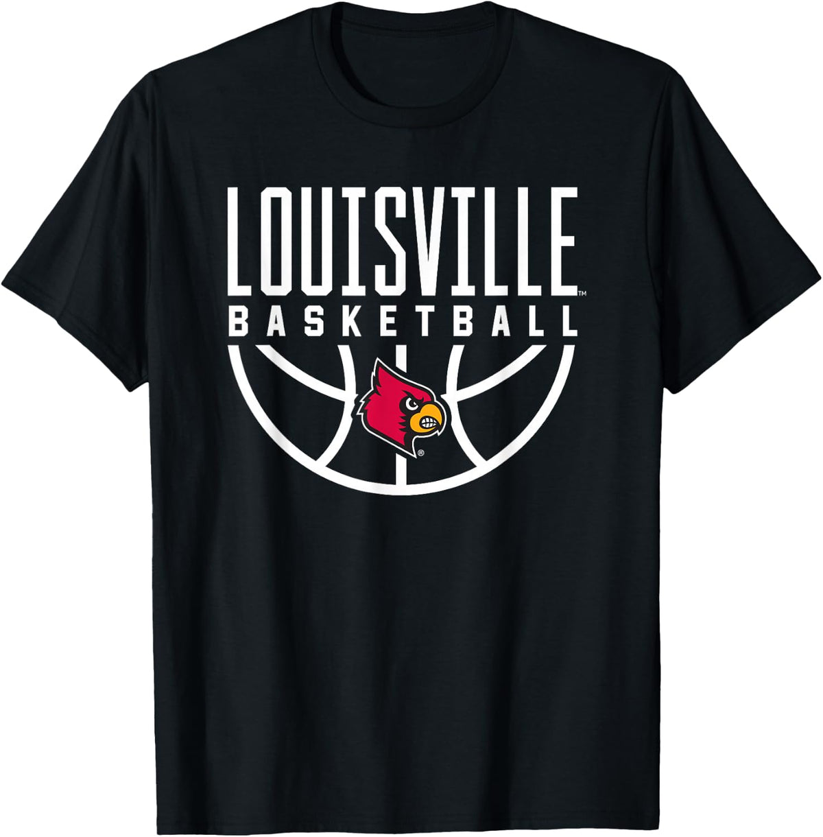 University of Louisville Cardinals Basketball Arch T-Shirt