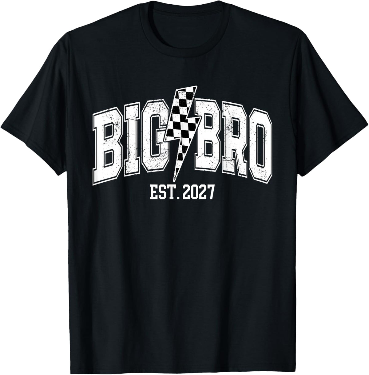 Big Bro Est 2027 New Big Brother Announcement Lightning Bolt T-Shirt